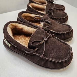 Norty Boys’ Slippers – Size 12/13, Hard Sole, Indoor/Outdoor House Shoes